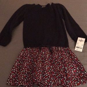 New Toddler Girl Oshkosh  Sweater Tunic Dress